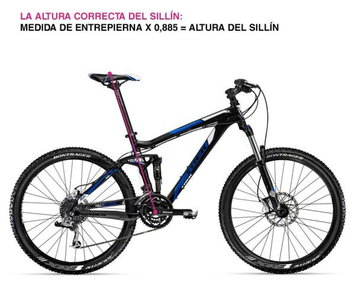 Cómo ajustar correctamente la altura del sillín de nuestra Mountain Bike