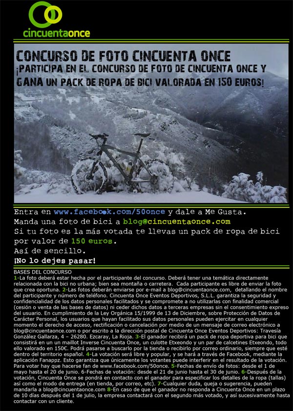 Concurso de fotografía Cincuenta Once. Envía tu mejor foto