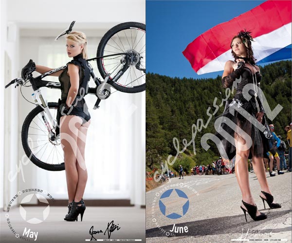 Calendario CyclePassion 2012. Todas las fotos y vídeos del calendario más sensual del ciclismo