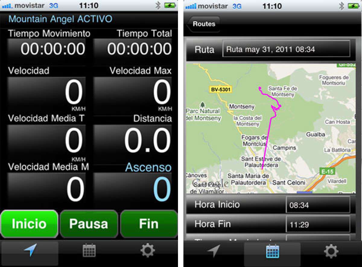 Mountain Angel: Una aplicación de iPhone para vigilar tus salidas en bicicleta