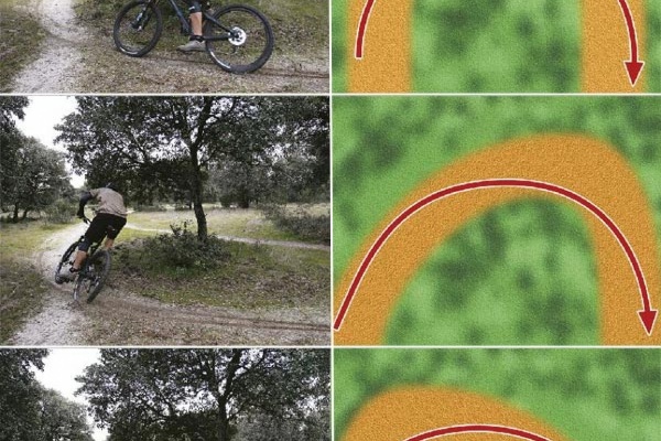Entrenamiento: Cómo trazar curvas cerradas con la bicicleta de montaña