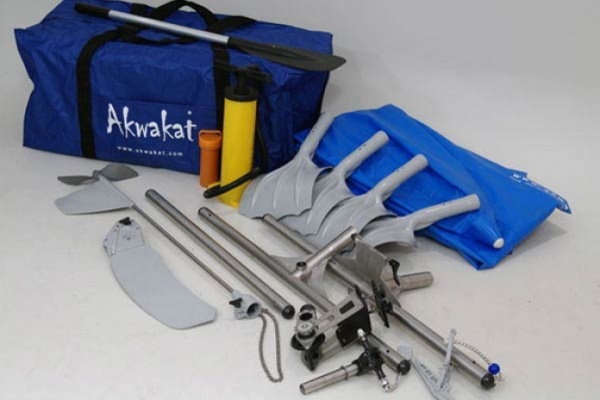 Akwakat Waterbike Kit: Convierte nuestra Mountain Bike en una funcional barca a pedales