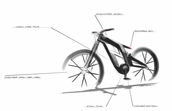 La nueva bicicleta eléctrica de Audi llegada directamente desde el futuro... Ya está aquí