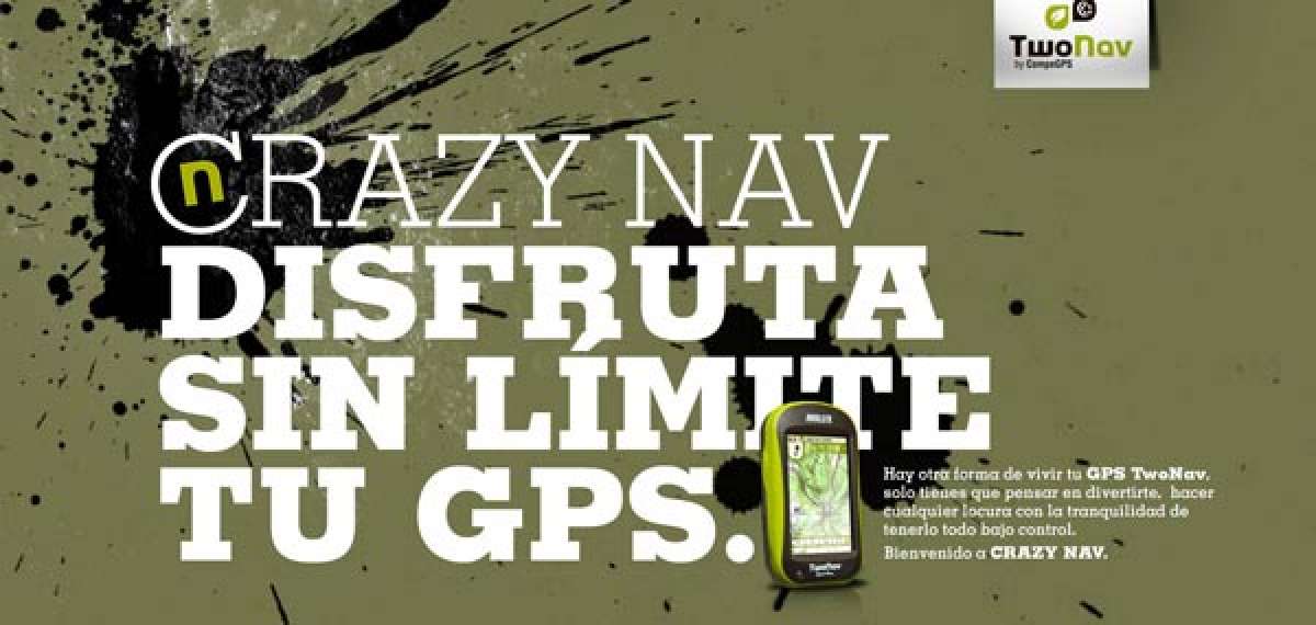 Diferente e impactante: La sorprendente campaña publicitaria 'Crazy Nav' de CompeGPS