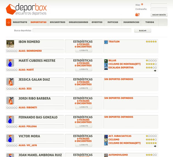 DeporBox, una nueva forma de gestionar e inscribirnos en todo tipo de eventos deportivos