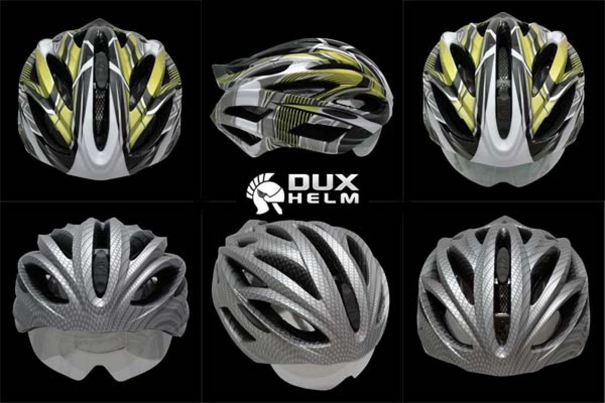 Dux Helm lanza el primer casco para ciclistas con gafas retráctiles (y reemplazables) incorporadas