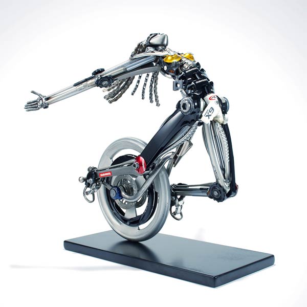 SRAM pART PROJECT: Espectaculares obras de arte realizadas con componentes para bicicletas