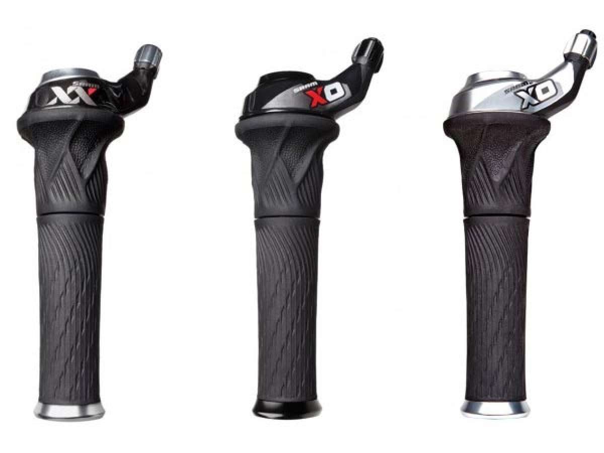 SRAM Grip Shift 10V de 2012. Todos los detalles, pesos y precios de los nuevos cambios giratorios de SRAM