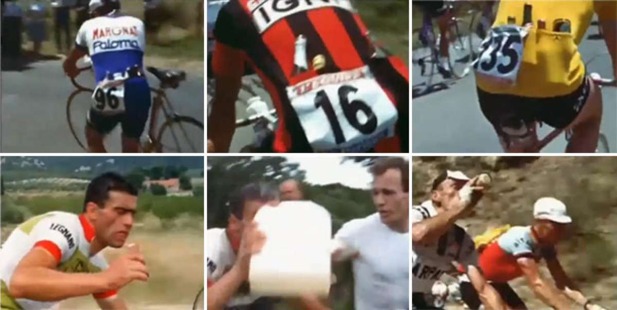 Video: Así se hidrataban y alimentaban los ciclistas del Tour en el año 1962