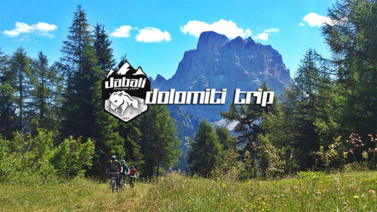 Jabalí Enduro Crew, dejando huella en las impresionantes montañas Dolomitas (Alpes, Italia)