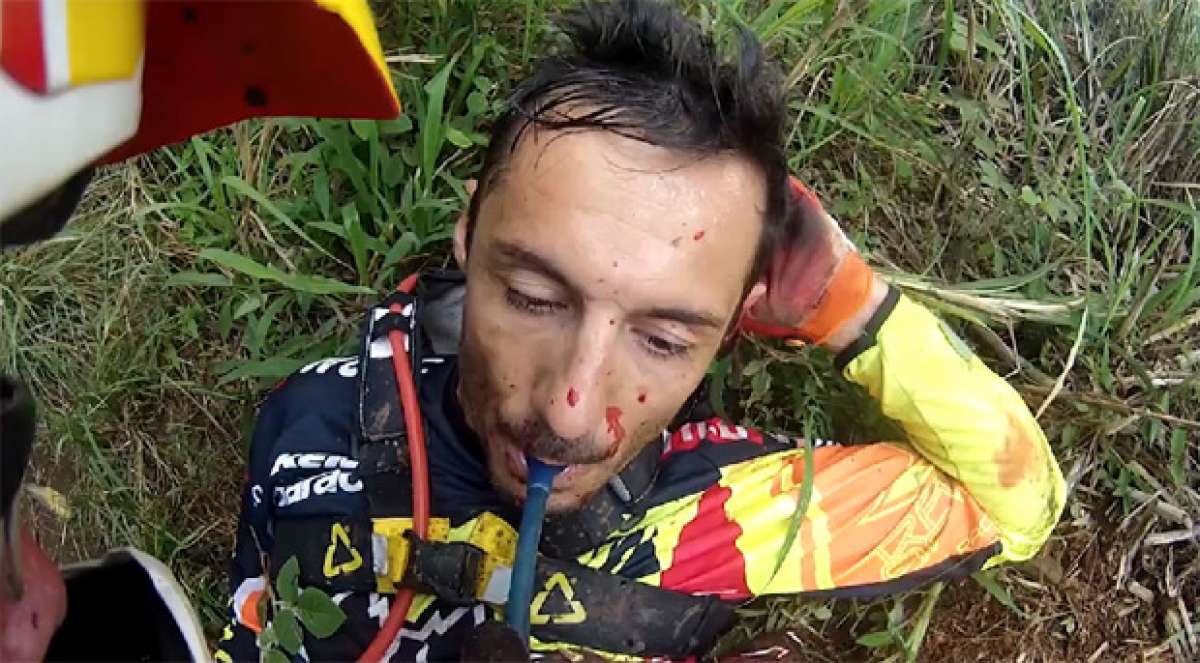 Video: Las imágenes inéditas del brutal accidente de Cédric Gracia en Isla Reunión