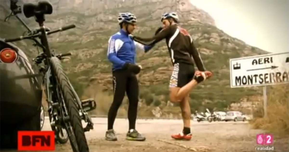 En TodoMountainBike: Subiendo a Montserrat en tándem con Berto Romero y Josef Ajram