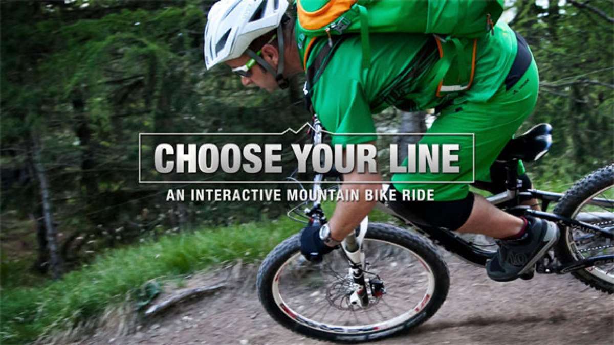 En TodoMountainBike: 'Choose your Line', un video interactivo para rodar (virtualmente) por donde elijamos