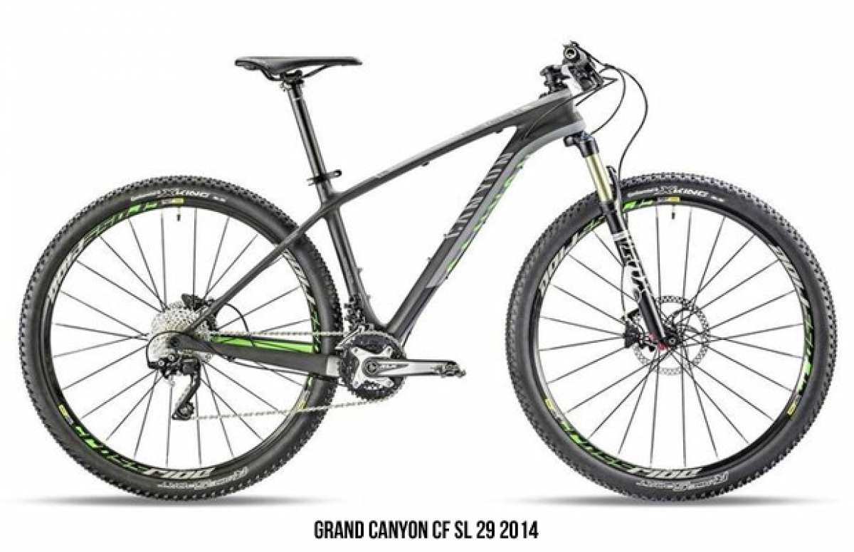 Grand Canyon AL, AL SLX y CF SL 29 de Canyon para 2014: Primer contacto