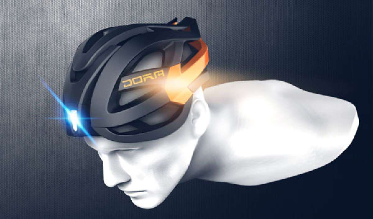 DORA: Un increíble casco para ciclistas con iluminación integrada. ¿Serán así los cascos del futuro?
