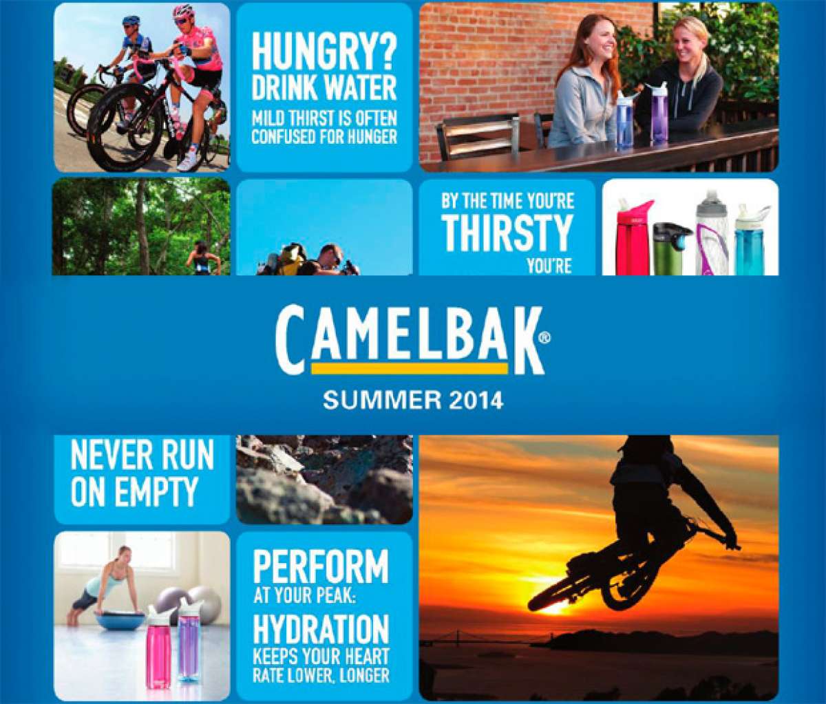 Catálogo de Camelbak 2014. Toda la gama de productos Camelbak para la temporada 2014