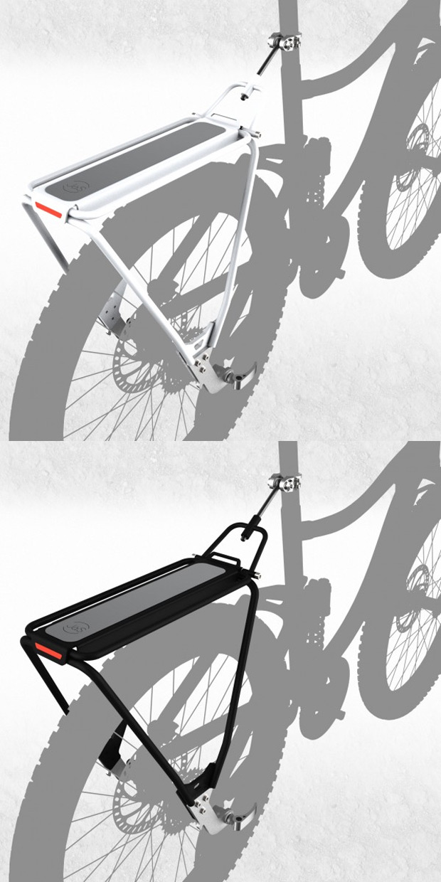 ElBurro: Un práctico portabultos específico para bicicletas de doble suspensión