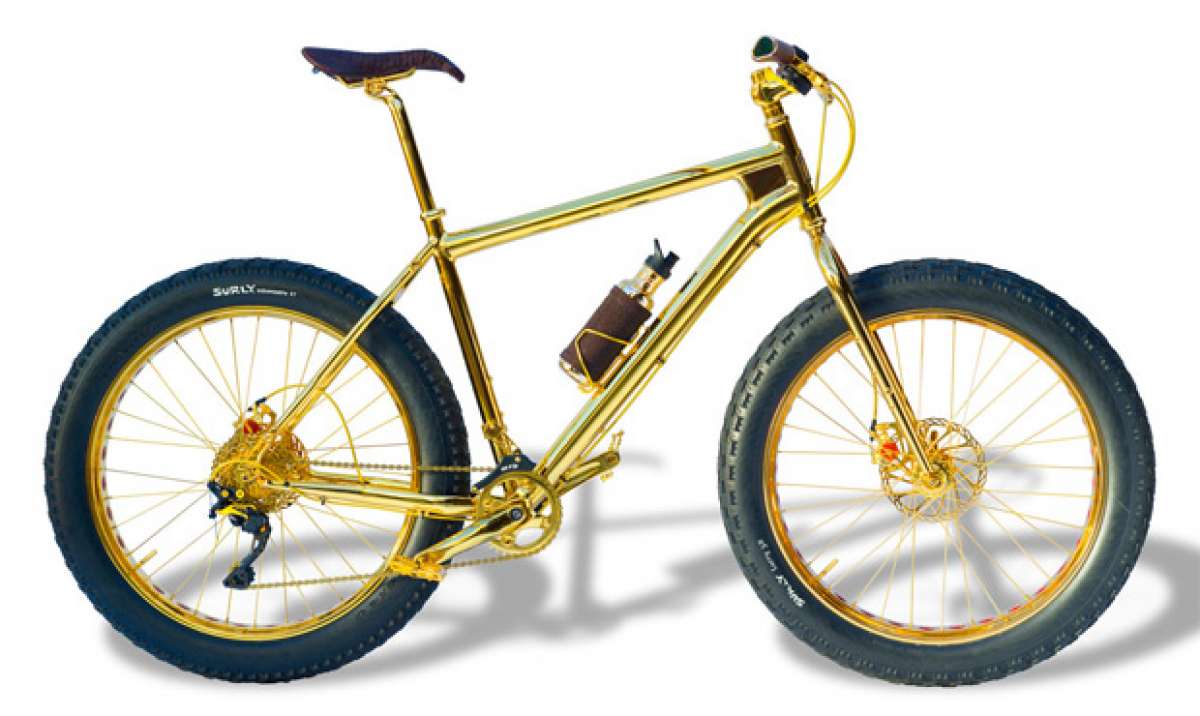 ¿Crisis? Una bicicleta de montaña en oro de 24K y un millón de dólares de precio