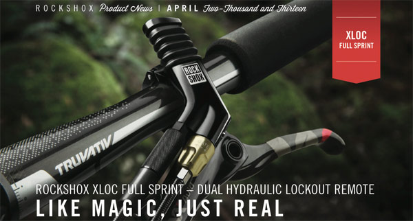 Más novedades de Rock Shox para 2014: Nuevo mando de bloqueo remoto XLoc y nuevas horquillas SID y Revelation