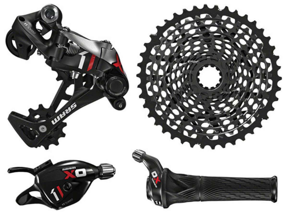 El nuevo grupo SRAM X01 de 1x11 velocidades: Componentes, precios y pesos