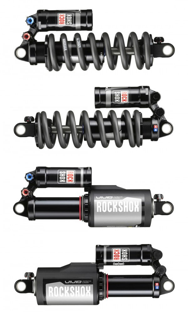 Los nuevos amortiguadores Rock Shox Vivid R2C y Vivid Air R2C de la temporada 2014