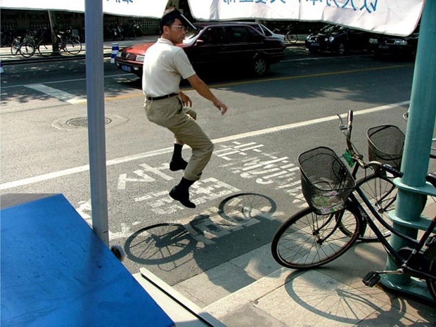 Arte y bicicletas: Las bicicletas invisibles del fotógrafo Zhao Huasen