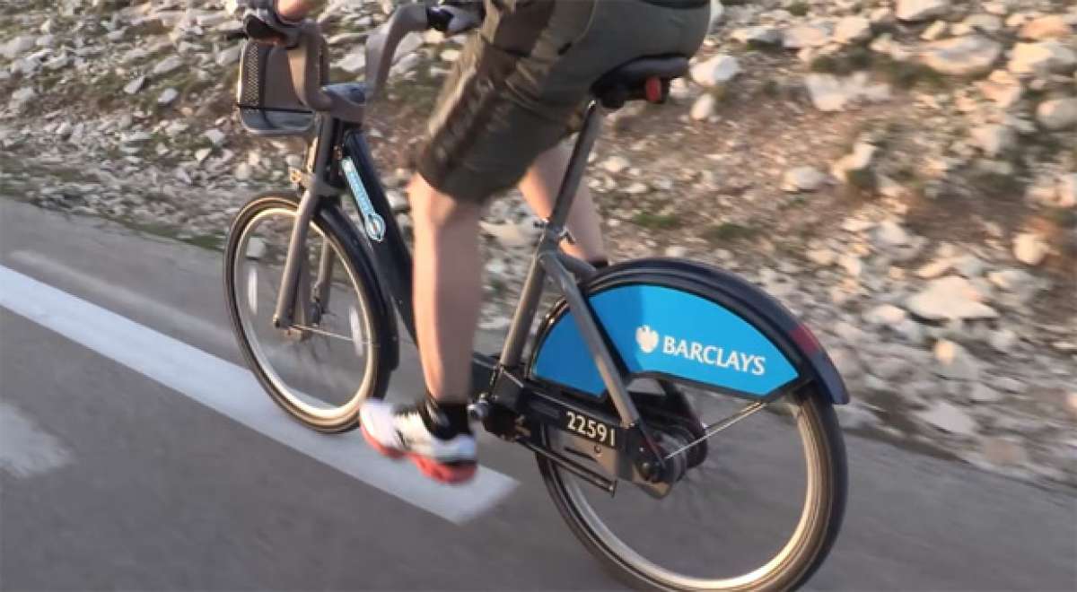 Video: Subiendo el Mont Ventoux con una bicicleta urbana... de alquiler
