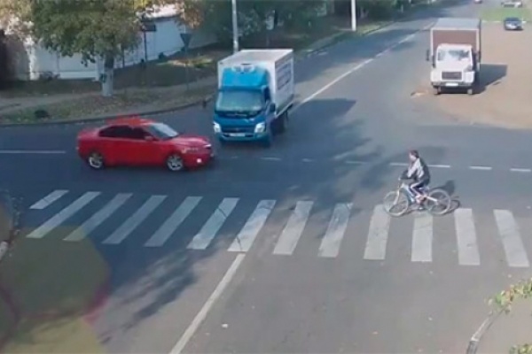 ¿El ciclista con más suerte del mundo?