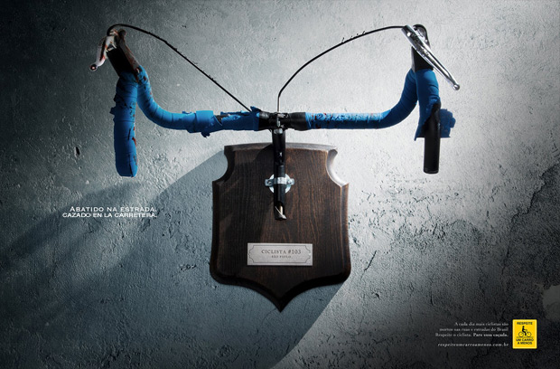 Cazados: Una sorprendente campaña de seguridad vial para conductores y ciclistas de Brasil