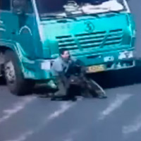 El terrible atropello de un ciclista chino o por qué nunca debemos rodar en el punto ciego de un vehículo