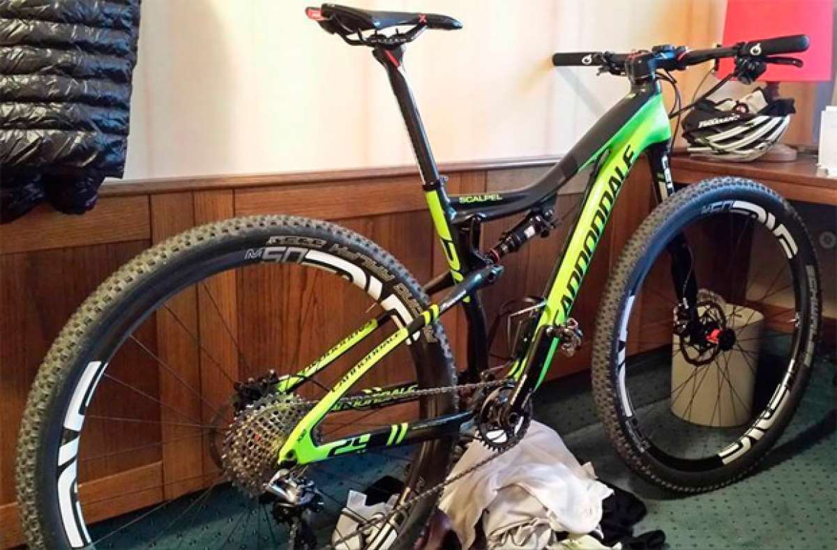 ¡Cazada! Fotos 'espía' de la nueva Cannondale Scalpel de 2015, con horquilla invisible Lefty incluida