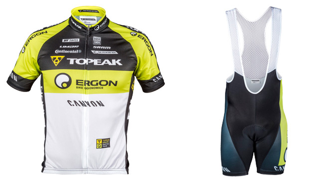 La réplica de la equipación Topeak-Ergon Racing Team, ya disponible en Canyon