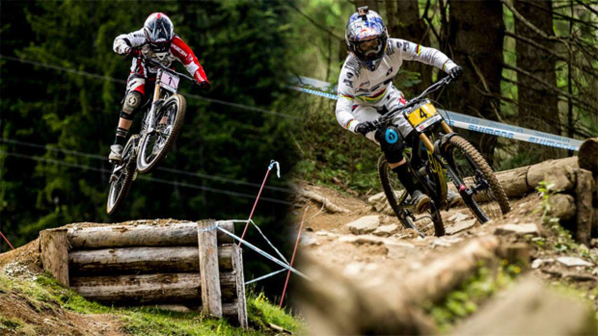 Rachel Atherton Vs. Manon Carpenter. Así descienden dos de las mejores corredoras de DH del mundo