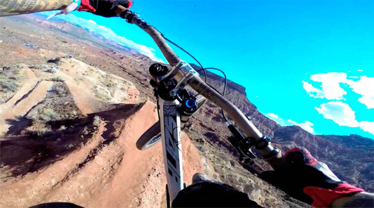 Así fue el descenso ganador de Andreu Lacondeguy en la Red Bull Rampage 2014