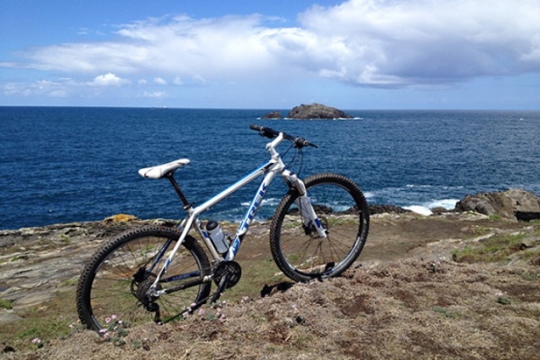 La foto del día en TodoMountainBike: "O que pasou A Marola, pasou a mar toda"