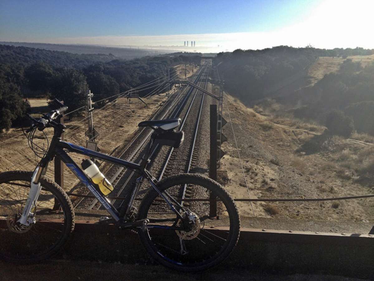 La foto del día en TodoMountainBike: 'Las cuatro torres de La Castellana'