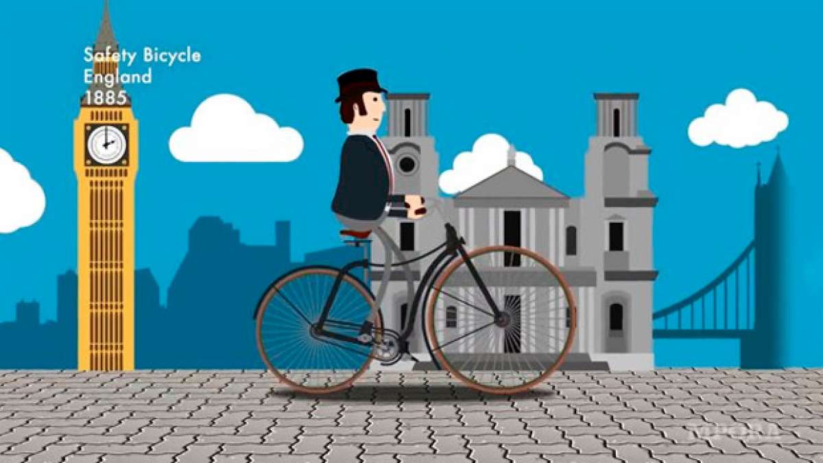 La evolución de las bicicletas, en una fantástica animación