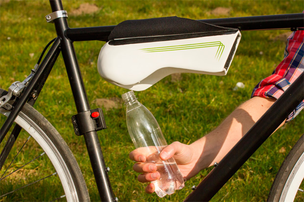 Fontus, un dispositivo para convertir el aire en agua mientras pedaleamos