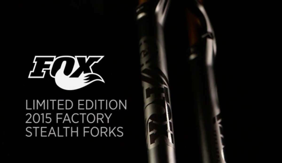 Nueva edición limitada 'Stealth' para las horquillas Fox Float 40, Fox Float 36 y Fox Float 32 de 2015
