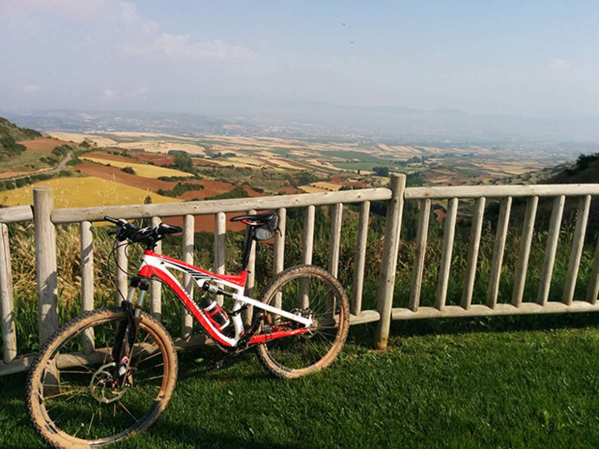 La foto del día en TodoMountainBike: 'Mirador del Castillo de Clavijo'