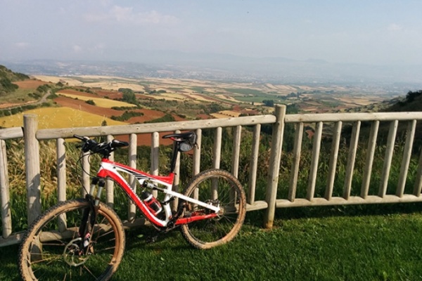 La foto del día en TodoMountainBike: "Mirador del Castillo de Clavijo"