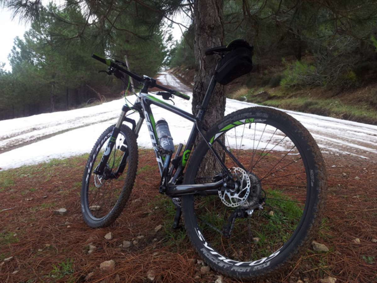 La foto del día en TodoMountainBike: 'En el Sur también nieva'