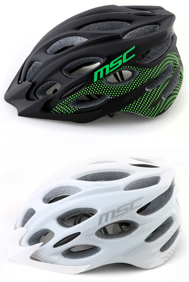 La nueva y completa gama de cascos para ciclistas de montaña y carretera de MSC Bikes