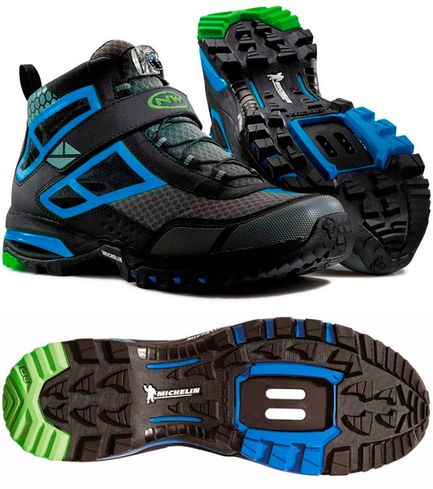 Northwave Dolomites Evo y Northwave Spider, las nuevas zapatillas de la firma con suela Michelin