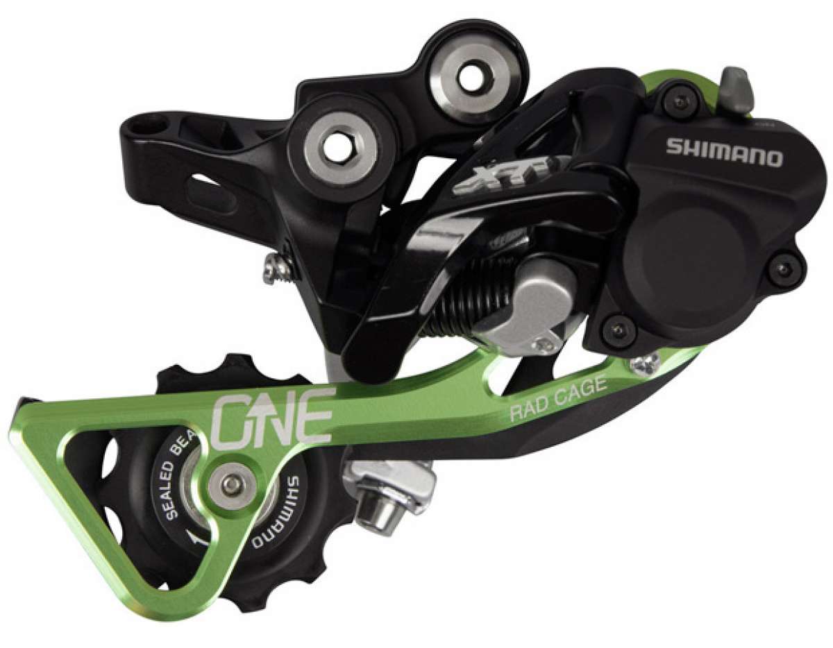 OneUp Components RAD Cage: Una pletina para adaptar cambios de Shimano a piñones de 40 y 42 dientes