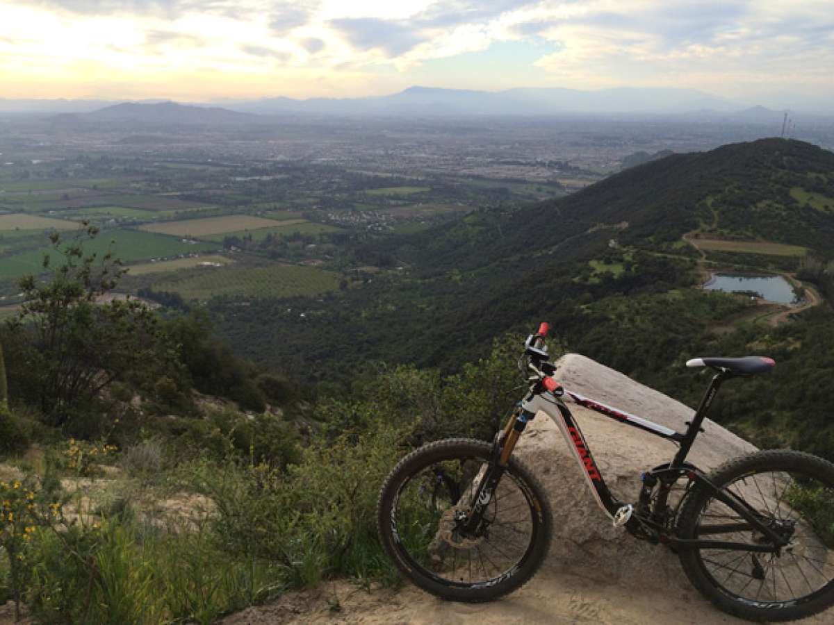 La foto del día en TodoMountainBike: 'En las alturas de Pirque'