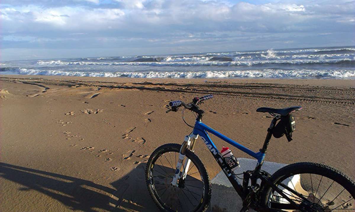 La foto del día en TodoMountainBike: 'Y por fin el mar'