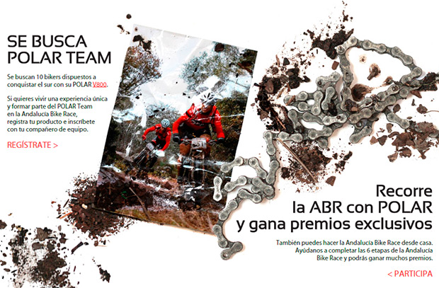 Se busca 'POLAR Team': Sorteo de 10 plazas para la Andalucía Bike Race 2015