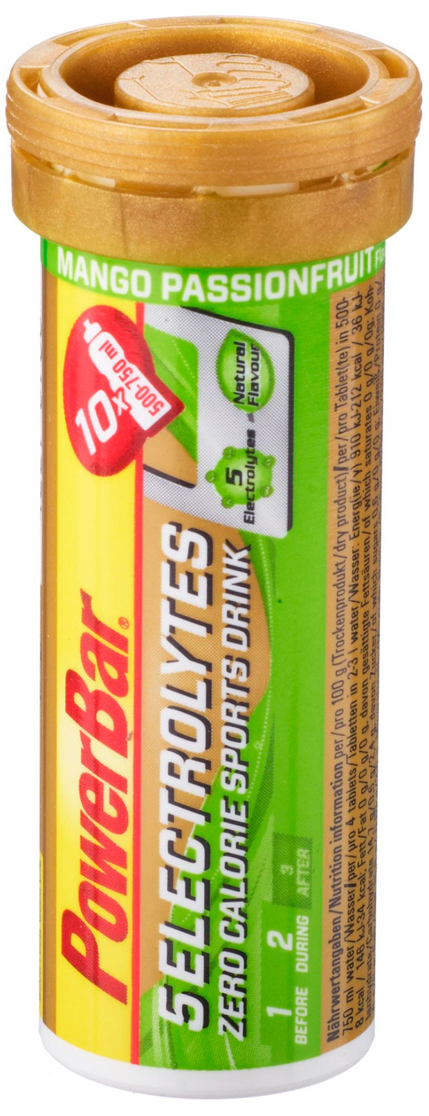 PowerBar 5 Electrolytes: Bebida deportiva en tabletas con cero calorías