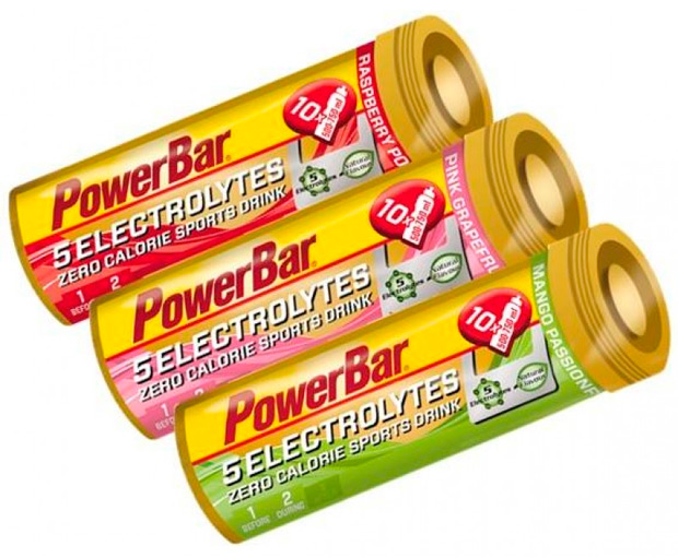PowerBar 5 Electrolytes: Bebida deportiva en tabletas con cero calorías